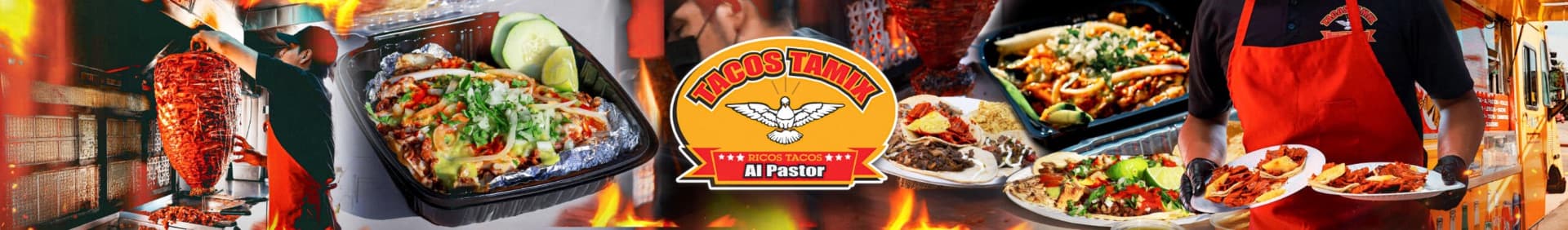 Tacos Tamix Food Collage - Authentic Los Angeles Street Tacos